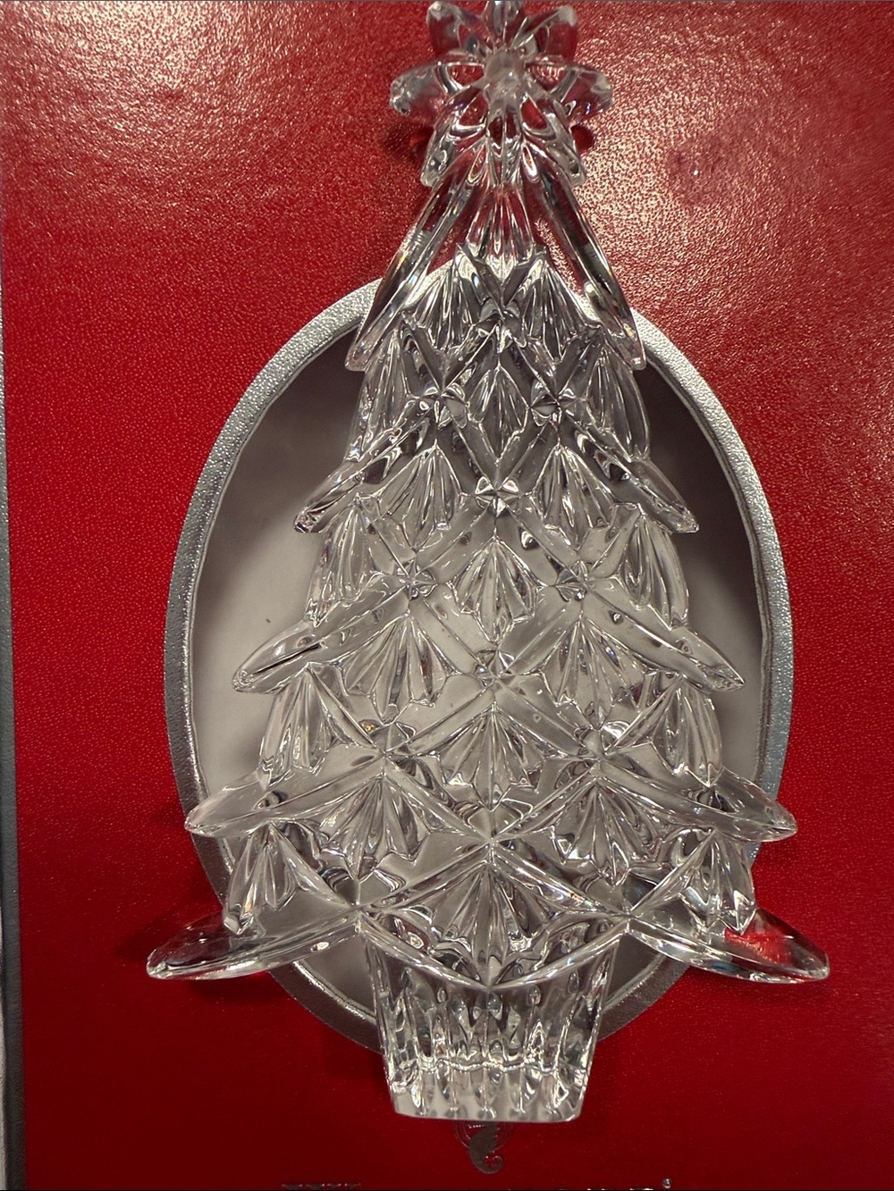 Waterford Crystal Clear Holiday Tree Ornament